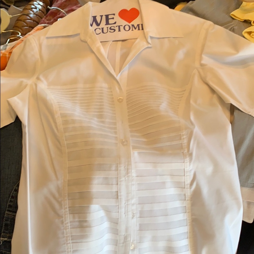 White Dress Blouse